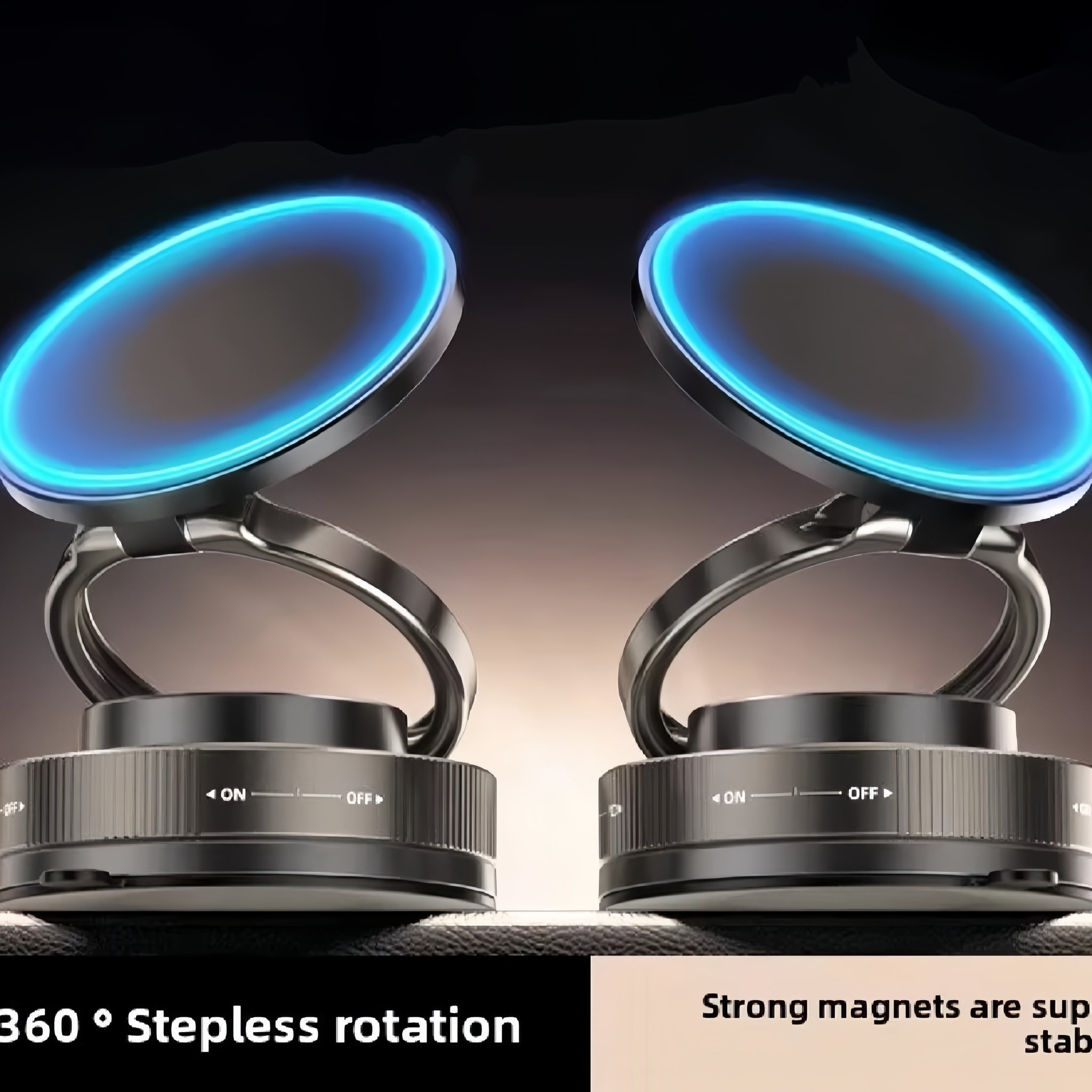 Magnetic Phone Holder for car, 360° Rotatable, Foldable & Adjustable Magnetic Car Mount, , Compatible with iPhone & Other Phones