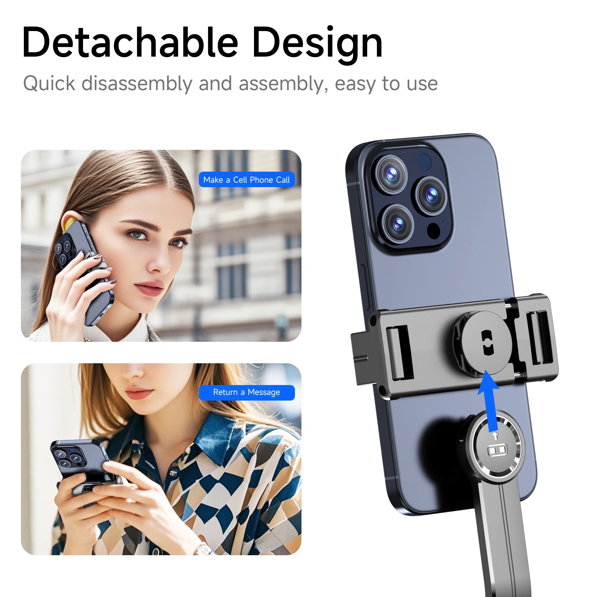 Selfie Stick 68 Inch Phone Desktop Stand Tripod for Iphone Android Smartphone Shooting Vlog