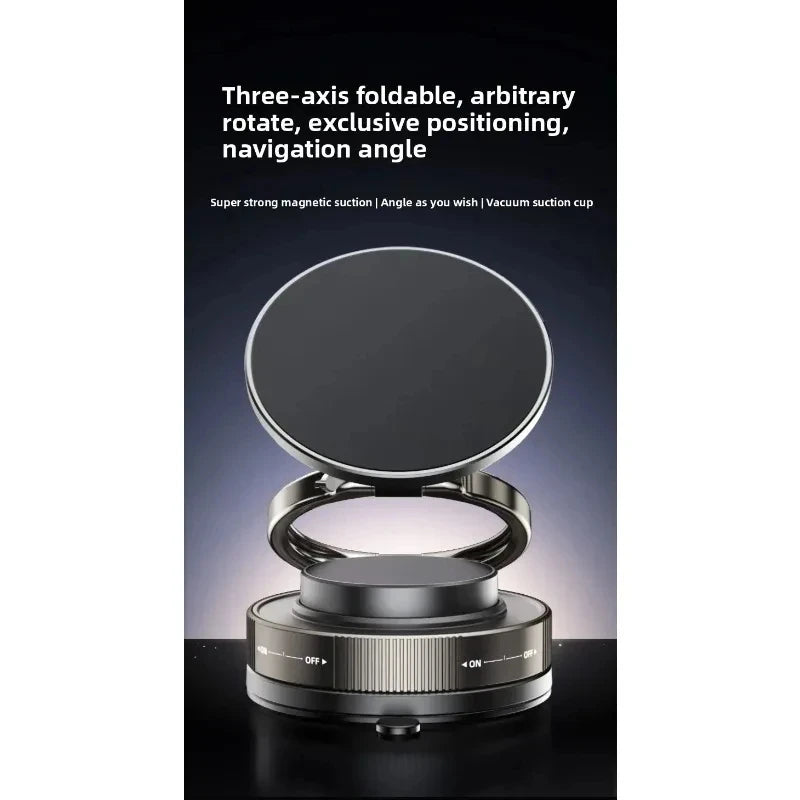 Magnetic Phone Holder for car, 360° Rotatable, Foldable & Adjustable Magnetic Car Mount, , Compatible with iPhone & Other Phones