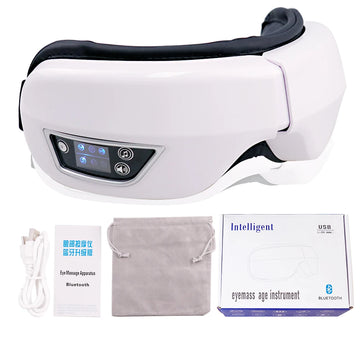 6D Smart Vibration Eye Massager Airbag Compress Eye Care Instrument Bluetooth Music Eye Massage Sleeping Mask Eye Relax Fatigue