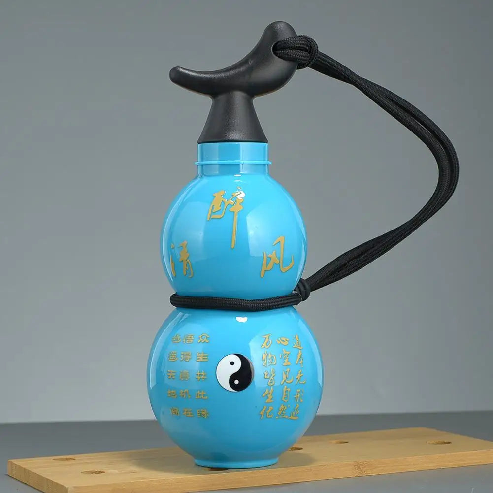 750ml Chinese Retro-Inspired Gourd Water Bottle Large Capacity Outdoors Leak-proof Water Sports Bottle King Wukong Drinking Cup