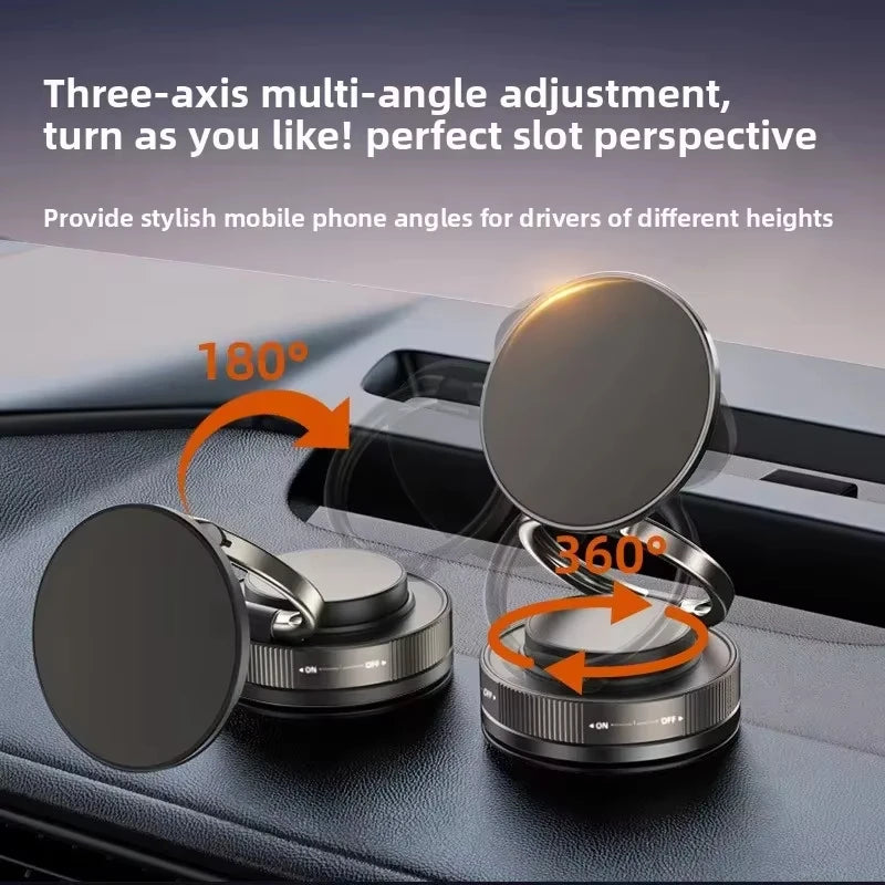 Magnetic Phone Holder for car, 360° Rotatable, Foldable & Adjustable Magnetic Car Mount, , Compatible with iPhone & Other Phones