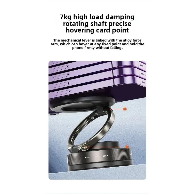 Magnetic Phone Holder for car, 360° Rotatable, Foldable & Adjustable Magnetic Car Mount, , Compatible with iPhone & Other Phones