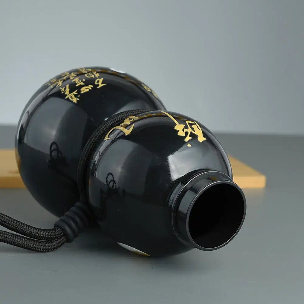 750ml Chinese Retro-Inspired Gourd Water Bottle Large Capacity Outdoors Leak-proof Water Sports Bottle King Wukong Drinking Cup