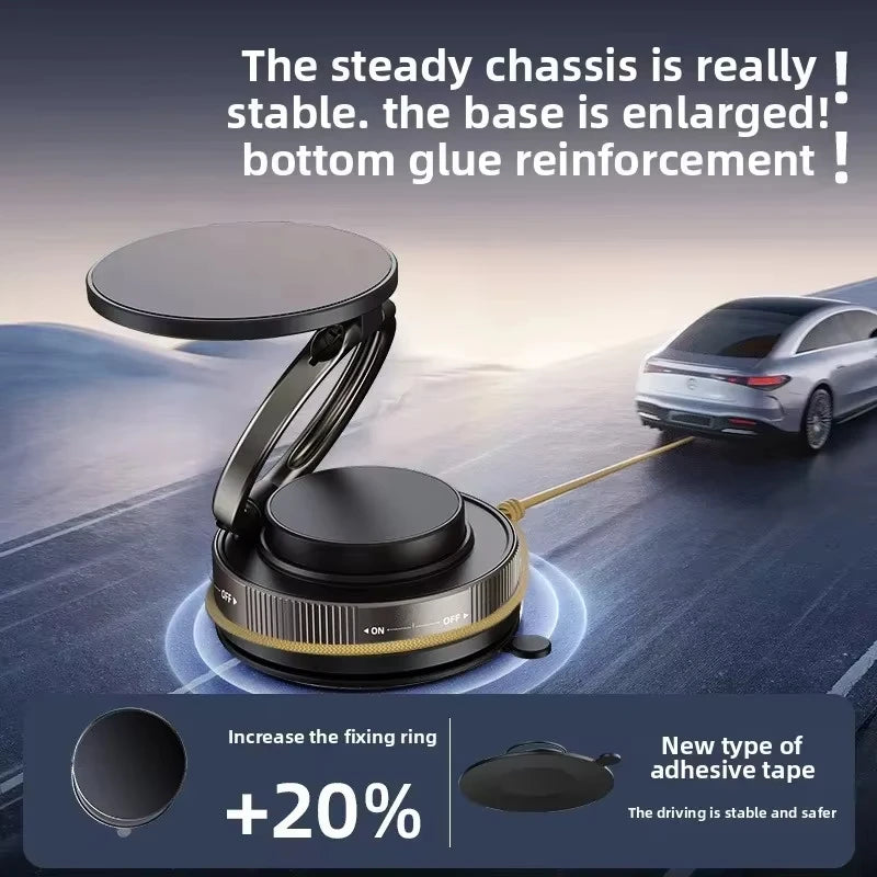 Magnetic Phone Holder for car, 360° Rotatable, Foldable & Adjustable Magnetic Car Mount, , Compatible with iPhone & Other Phones