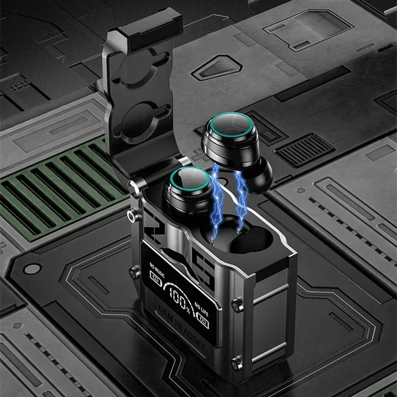 M25 Original Bluetooth 5.3 TWS Wireless Headphones LED Display Stereo Touch Control Noise Reduction Earbuds