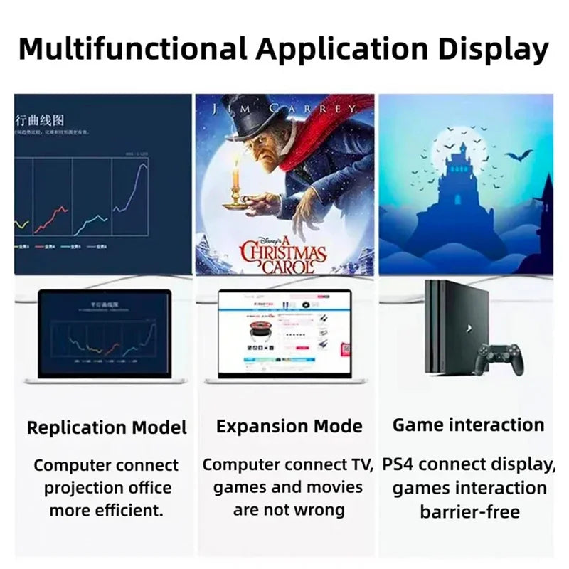 8K HDTV 21 Cable 1M 1.5M 2M 48Gbps eARC Dolby Vision Ultra High Speed Compatible for Xiaomi TV Box PS5 60Hz