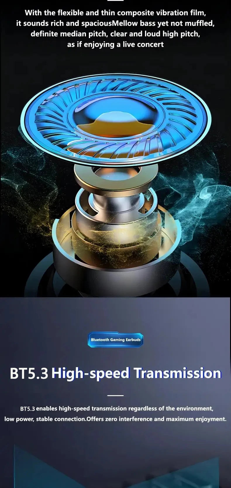 Wireless Bluetooth Headset LED Display Gamer Earbuds with Mic Wireless Headphones Noise Cancelling Bluetooth Earphones X15