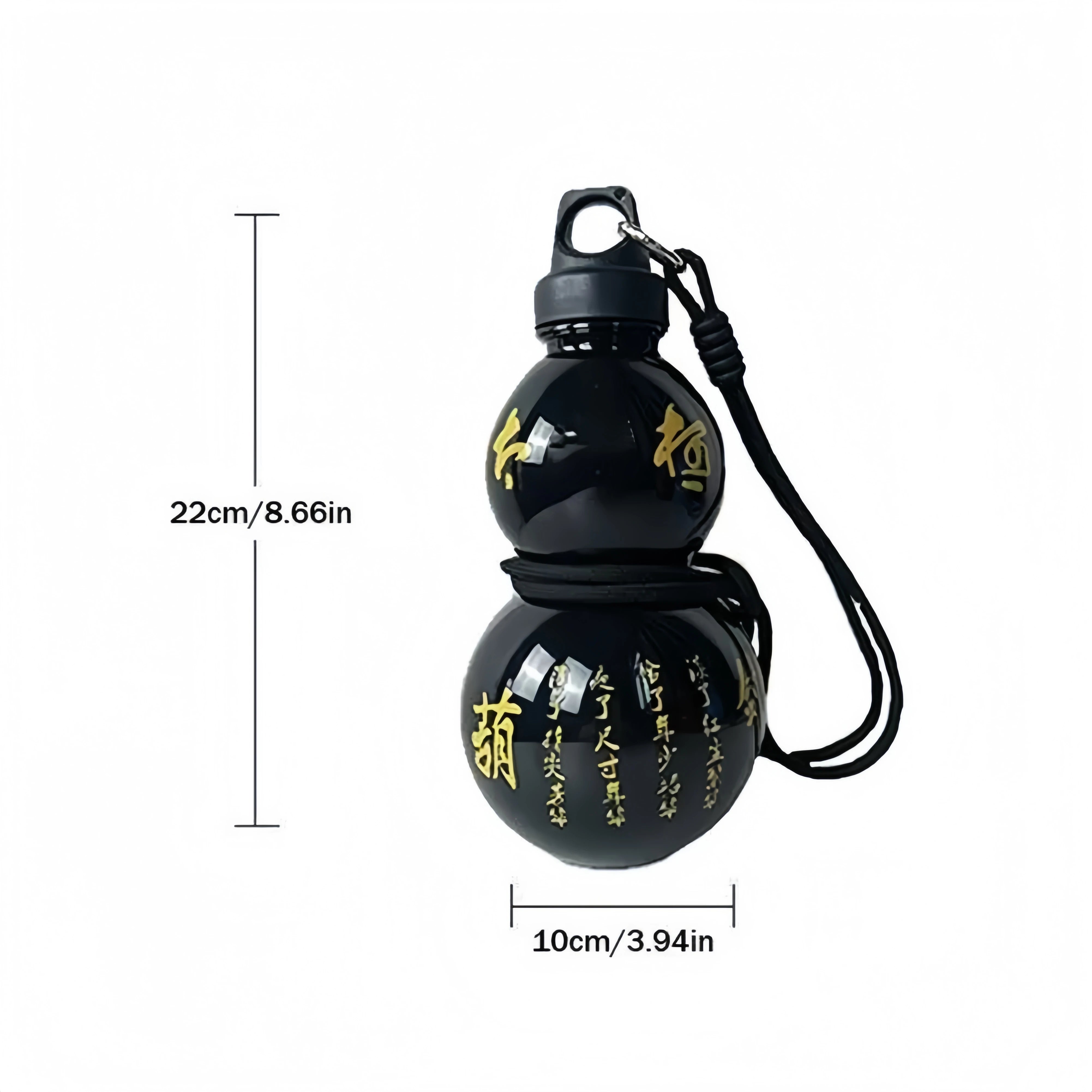 800ml Large Capacity Gourd Water Bottle Child Water Gourd Kettle Chinese Style Leakproof Water Jug for School Sport Water Kettle