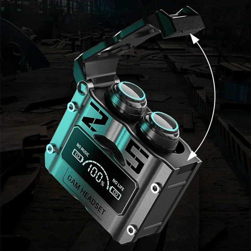 M25 Original Bluetooth 5.3 TWS Wireless Headphones LED Display Stereo Touch Control Noise Reduction Earbuds