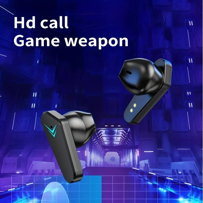 Wireless Bluetooth Headset LED Display Gamer Earbuds with Mic Wireless Headphones Noise Cancelling Bluetooth Earphones X15