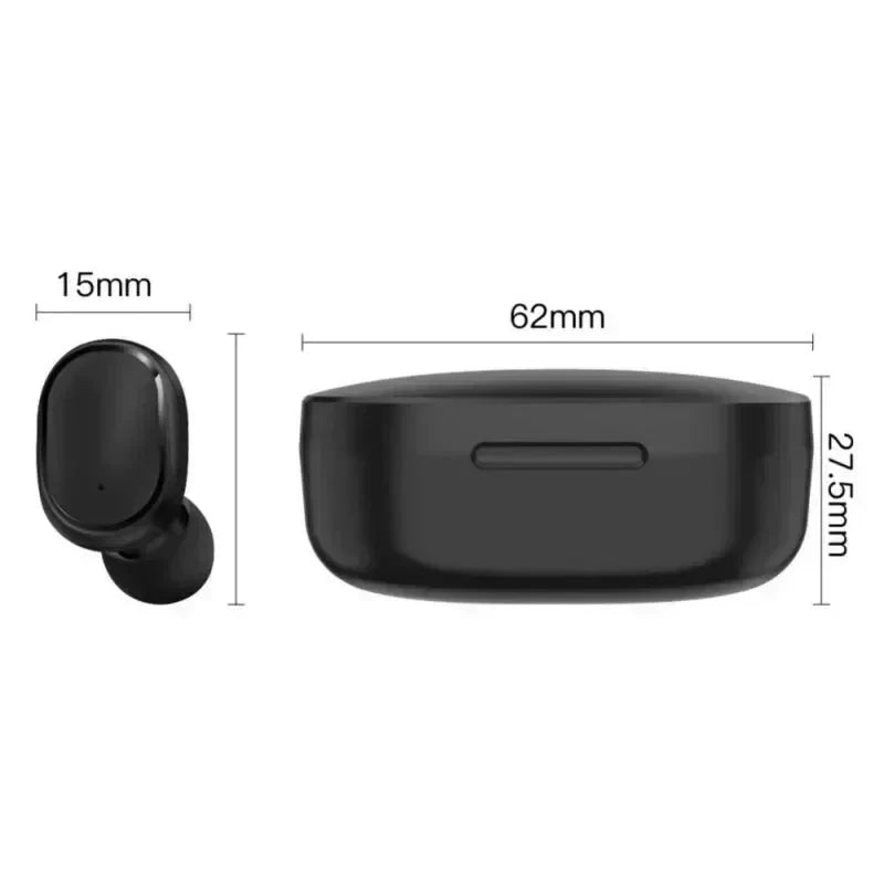 E6S Wireless Bluetooth Earphones TWS Bluetooth Headset Wireless Earbuds Noise Cancelling Earphones with Mic Headphones Sport