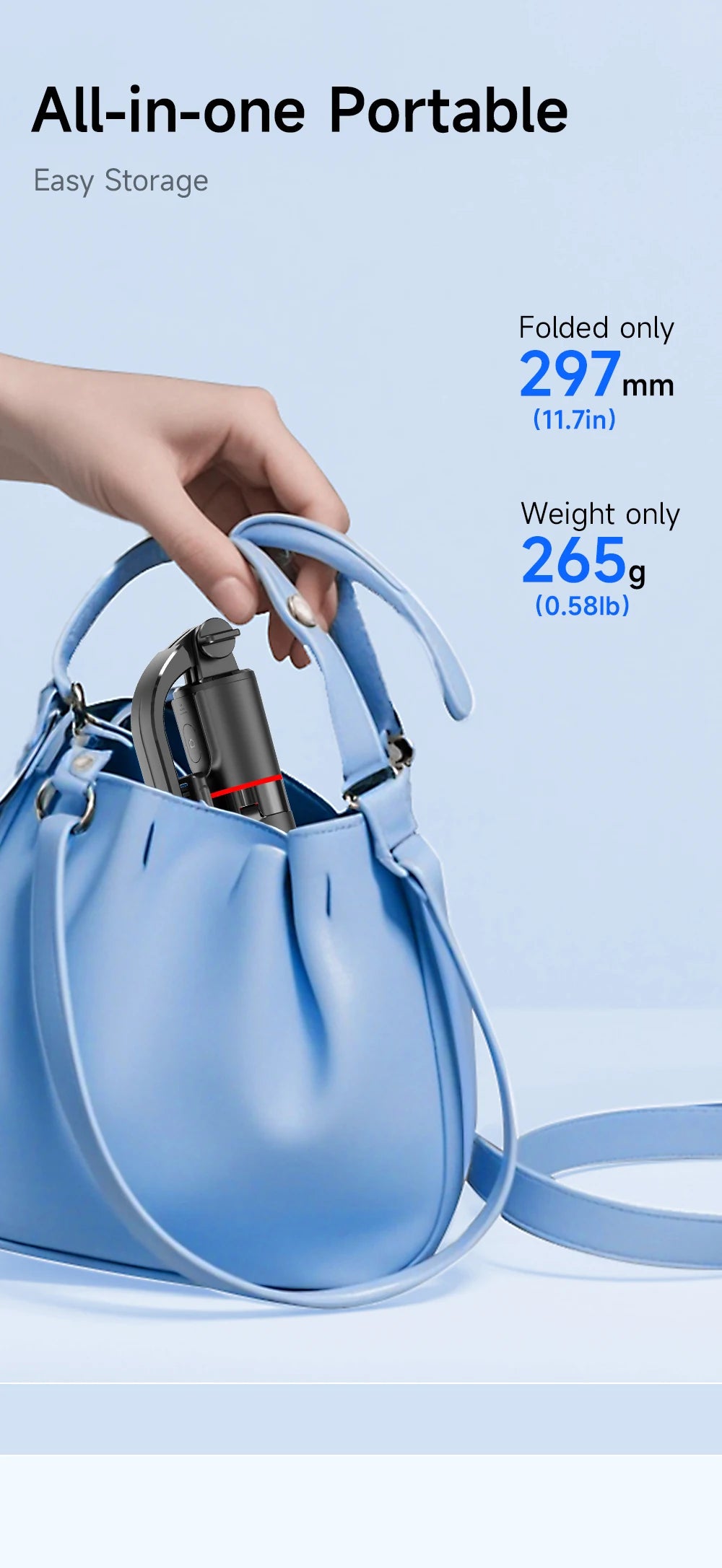 Selfie Stick 68 Inch Phone Desktop Stand Tripod for Iphone Android Smartphone Shooting Vlog