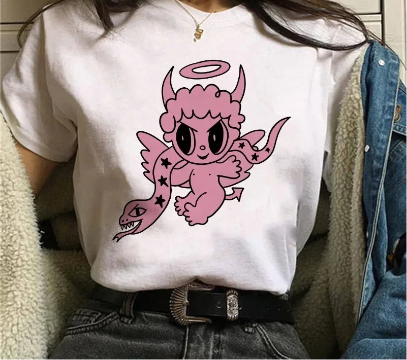 Y2k 90s Manana Sera Bonito Bichota Karol G T Shirt Women Short Sleeve Woman Graphic T Shirts O Neck Tee Trendy Clothing