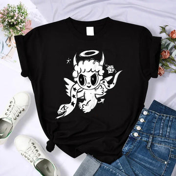 Y2k 90s Manana Sera Bonito Bichota Karol G T Shirt Women Short Sleeve Woman Graphic T Shirts O Neck Tee Trendy Clothing