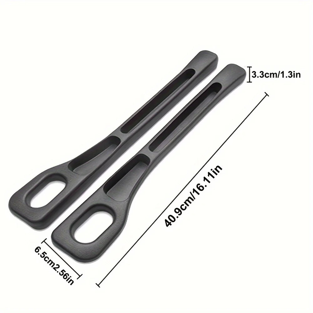 2pc Car Seat Gap Filler Organizer Waterproof Car Seat Gap Plug Strip with 2 Grooves Seat Gap Storage Auto Interior Accessories